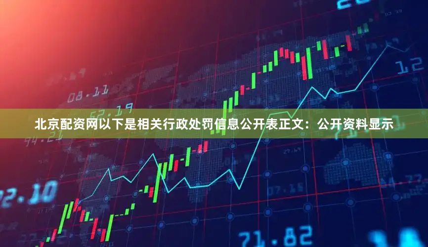 北京配资网以下是相关行政处罚信息公开表正文：　　公开资料显示